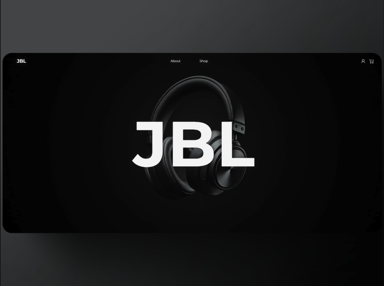 JBL eCommerce homepage
