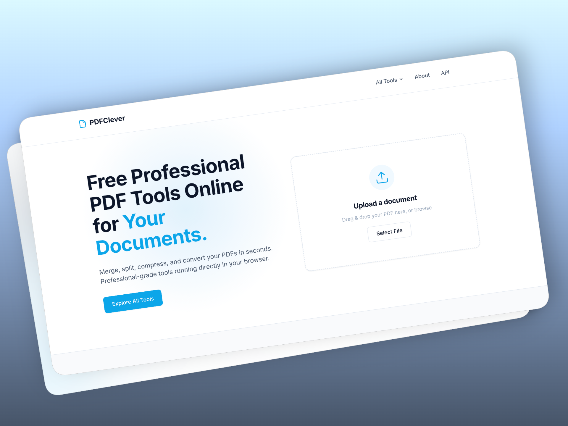 PDFClever homepage