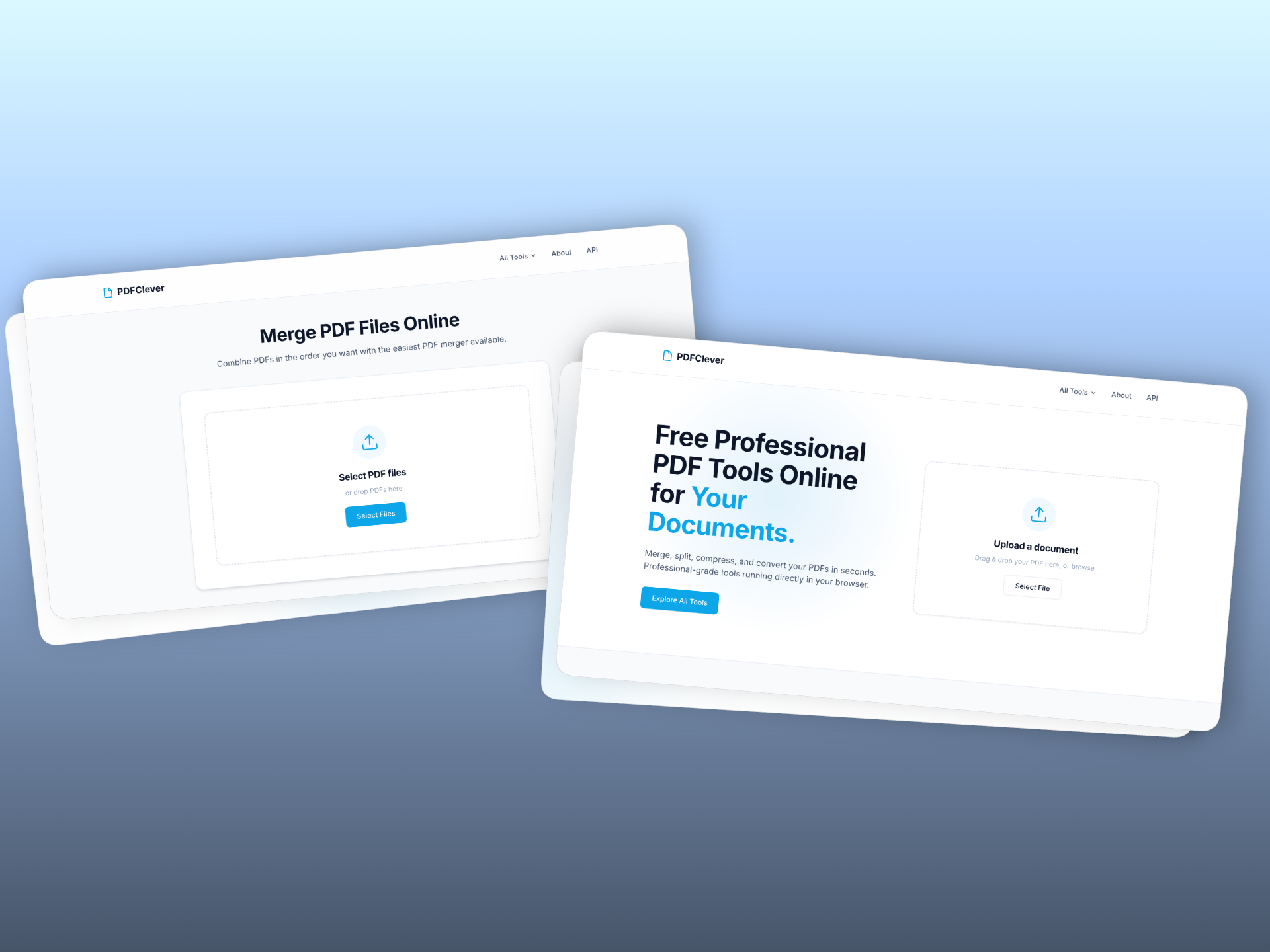 PDFClever.com — Responsive PDF Utilities Platform